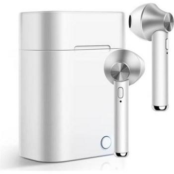 Auriculares TWS Bluetooth 5.0 Modelo Jeez Plateados (3 horas, Inalámbricos)