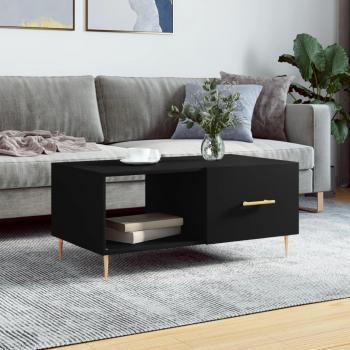 Mesa de salón negra 90x50x40 cm en madera multicapa vidaXL