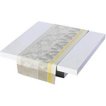 Le Jacquard Francais 20319 camino de mesa Sakura algodón Lichi 55 x 200 cm