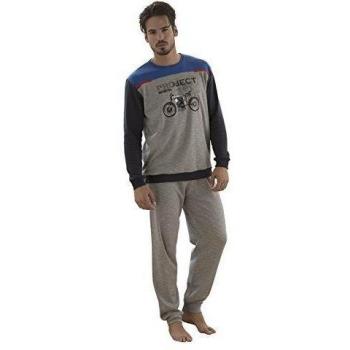 MASSANA, Pijama De Dos Piezas Para Hombre, Marengo Vigoré 735, L
