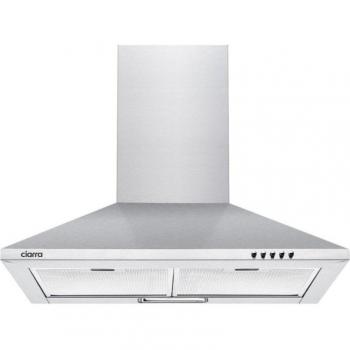 Campana Extractora de Pared 60cm Ciarra A++ Inox 370m³/h con Iluminación LED