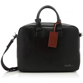 Calvin Klein - Ck Bombe' Laptop Bag, Bolsas para portátil Hombre, Negro