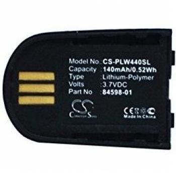 3.7V 0.14Ah LiPo Replacement Battery for Plantronics Savi W740 and Microsoft Lync 2010