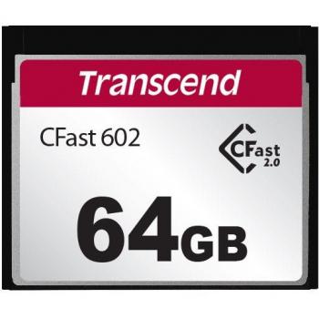 Transcend TS64GCFX602 64GB CFast 2.0 MLC Flash Memory