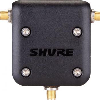 Shure UA221DB-RSMA Reverse SMA Passive Antenna Splitter, 2.4/5.8GHz, Pair, Black