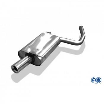 Sistema de Escape Deportivo Fox para Audi A4 Tipo B6, Silenciador Final AU061001-069