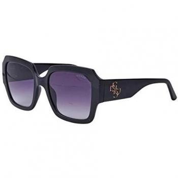 Guess GU7681 01B Stylish Sunglasses with Gradient Smoke Lens, Black Female, Size: 54 MM, Frame Width: 140 mm