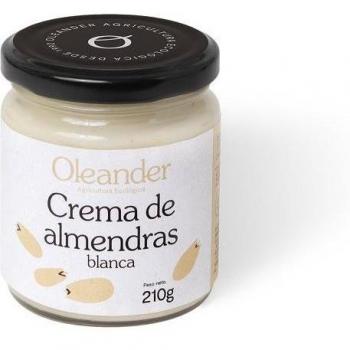 Crema de Almendras Blanca Ecológica Oleander 210g Vegan