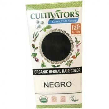 Cultivator's Organic Hair Color Negro 100g Ecocert Certified