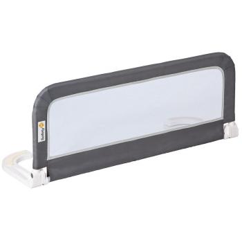 Safety 1st Barrera de cama portatil y extensible hasta 106 cm, Barandilla cama plegable, seguridad anticaídas niños, color gris oscuro