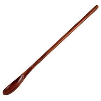 sourcingmap Hogar Restaurante Cocina Madera café Cuchara Para Mezclar 21cm Largas Marrón