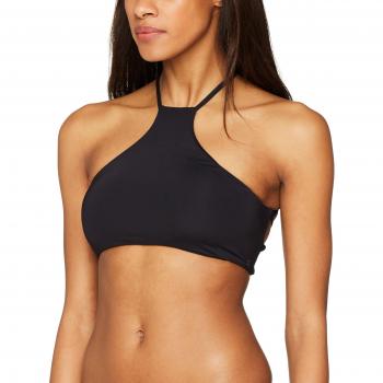 Billabong g.s.m. Europe Mujer S. Sear ergonómico High Neck Bikini Parte Superior, Mujer, S.Searcher High Neck, Black Pebble, Medium