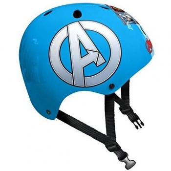 Casco Skate Stamp AVENGERS Azul para Niños de 5 a 12 Años (Tamaño 54-60 cm)