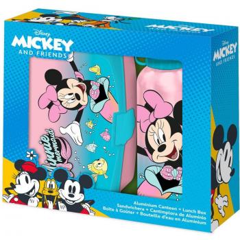 Blister Sandwichera + Cantimplora Aluminio Minnie 500ml - Disney
