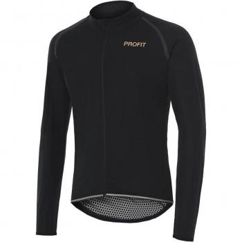 Chaqueta cortavientos Spiuk Profit Cold&Rain Ultralight unisex negra tamaño L