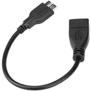 Ultratec Cable de datos para dispositivos móviles USB 3.0 con conector de 9 pines a conector USB A, 15 cm