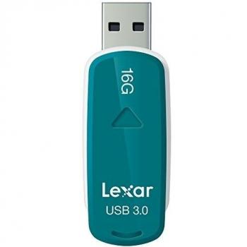 Lexar JumpDrive S37 - Memoria USB 3.0 de 16 GB, color teal