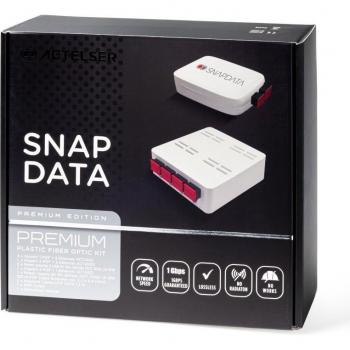 ACTESLER Kit Premium Snap Data de Fibra Optica Plástica