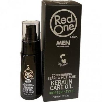 Aceite para Barba y Bigote de Keratina Red One 50 ml