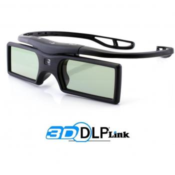 Cinemax - 2 x Gafas 3D DLP-Link Gravity - Compatible sólo con proyectores 3D - Tecnología Triple flash 144Hz que reduce la fatiga visual