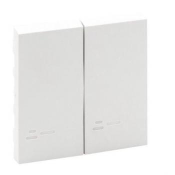 Legrand 864108 placa de pared y cubierta de interruptor Blanco