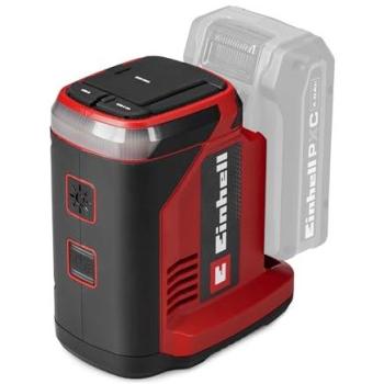Estación de energía portátil Einhell TC-ES 18/150/1 Li-Solo (18 V, inversor compacto, toma 230 V, puertos USB-A y USB-C PD, sin batería ni cargador)