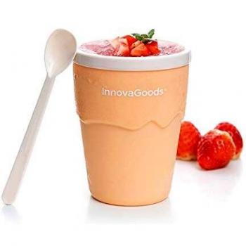 InnovaGoods Vaso para Hacer Helados y Granizados con Recetas Frulsh, Materiales Varios, Multicolor