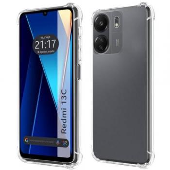 Funda Silicona Antigolpes Transparente Compatible con Xiaomi Redmi 13C