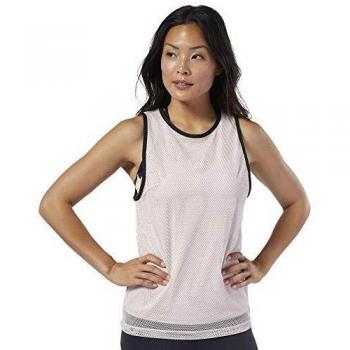 Reebok C Performance Tank Camiseta Sin Mangas, Mujer, Buff, S