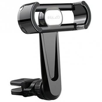 Elzo soporte movil coche universal air vent car mount 360 grados rotacin soporte telfono coche con clip para iphone x 8 8 plus 7 plus samsung galaxy s8 plus s7 edge huawei y ms negro