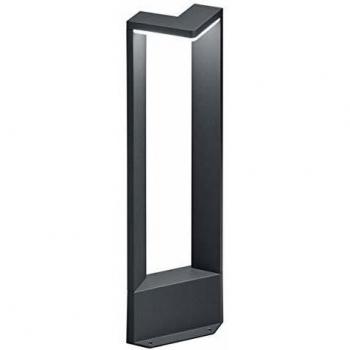 Lámpara de Piso LED Exterior Ganges 50 cm, 9W, 1000lm, 3000K, IP54, Antracita