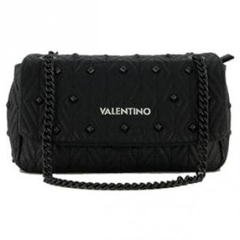 Valentino Joia Flap Shoulder Bag for Women - Black, 24.5 cm x 14 cm x 6 cm