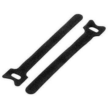 Brida Mágica Velcro 310mm NEGRA - Pack de 20 unidades para Organización de Cables