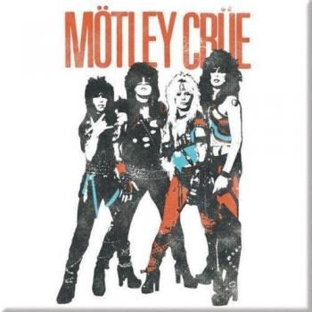 Imán de nevera vintage Motley Crue World Tour Blanco/multicolor One Size
