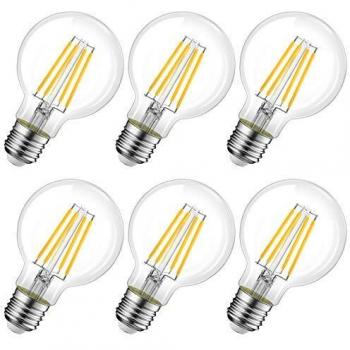 LVWIT Bombillas Globo de Filamento LED E27