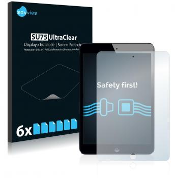 Protector de Pantalla Ultra Transparente para Apple iPad Mini 2 [6 Unidades]