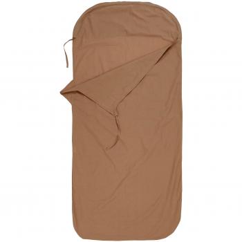 Saco de dormir infantil KIDSACK 100% algodón +3°C color caqui