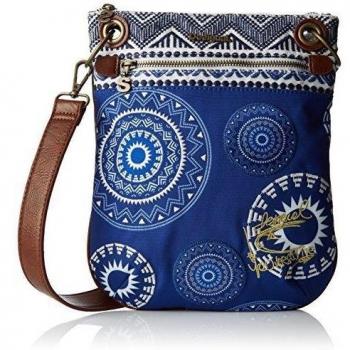 Desigual Bandolera Blackville - Bolso para mujer, color royal