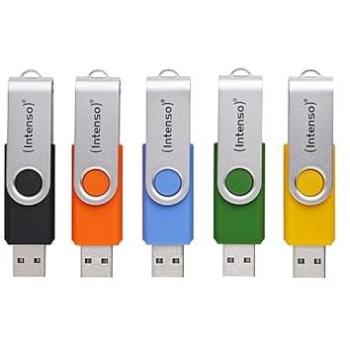 Pack de 5 Memorias USB Intenso Office Line 32GB USB-A 3.2 Gen 1x1 Colores Surtidos