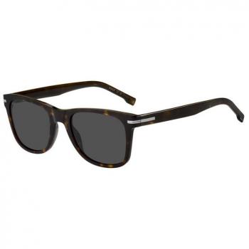 Hugo Boss Rectangle Mens Havana Grey 1508/s Sunglasses - Brown - One Size