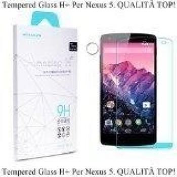 Nillkin Amazing H+ - Protector de pantalla 9H 2.5D cristal templado con bordes curvados para LG Nexus 5