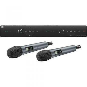 Sennheiser XSW 1-825 DUAL Sistema Micrófono Inalámbrico Doble UHF con Banda B, Vocal
