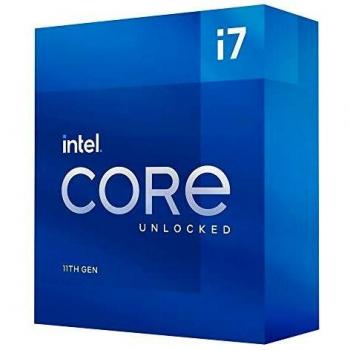 Intel Core i7-11700K Rocket Lake Processor, 8-Core, 3.6GHz (5.0 Turbo), 16MB Cache, LGA1200 Socket, 125W Power Consumption, Overclockable