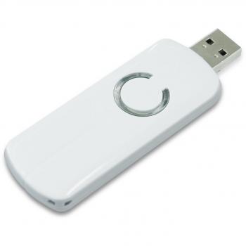 Aeotec Adaptador USB con GEN5, a batería - Blanco