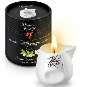 Plaisir Secret Vela de Masaje Té Blanco 80ml 1ud