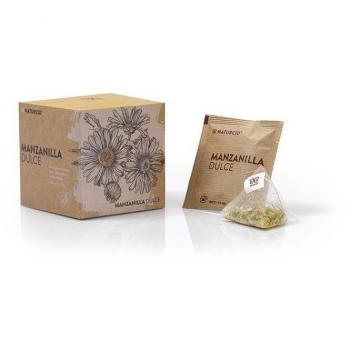 Infusión Ecológica de Manzanilla Dulce Gourmet en Bolsas Pirámide, 10 Unidades