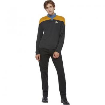 Disfraz de Star Trek Voyager Operations Uniform para hombre de alta calidad