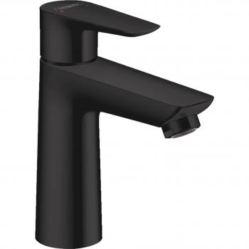 Hansgrohe Talis E Mezclador monomando de lavabo 110, sin desagüe, negro mate (71712670)