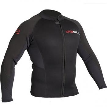 2018 Gul Response 3mm Flatlock Bolero Wetsuit Jacket BLACK RE6304-B4 Sizes- - Medium