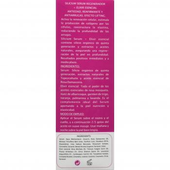 Serum Y Elixir Essentiel. Tratamiento Reafirmante Para El Cuidado Facial, Efecto Lifting Con Silicio, Extractos Y Aceites Naturales. 50 Ml De Serum + 20 Ml De Elixir Esencial En Cuentagotas.